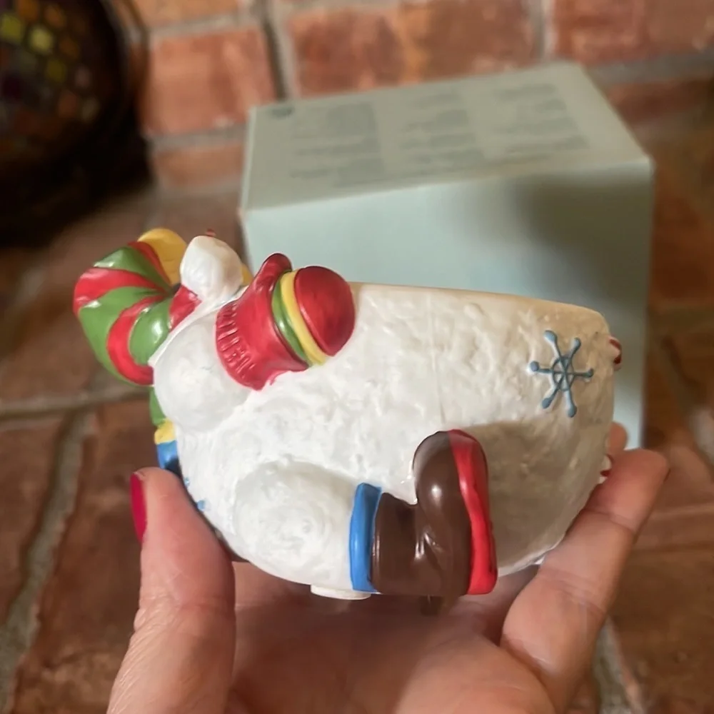 PartyLite Peppermint Pals Votive Holder